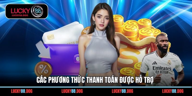 Các phương thức thanh toán được hỗ trợ